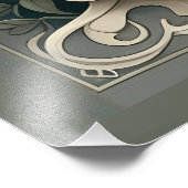 Impression Photo Celtic Clover Floral Charm (Coin)