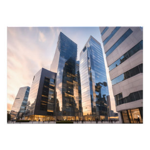 Impression Photo Centre d'affaires moderne