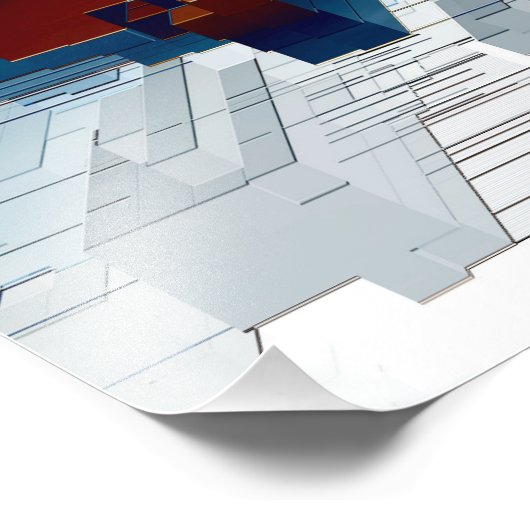 Impression Photo Centré sur le cube (Coin)