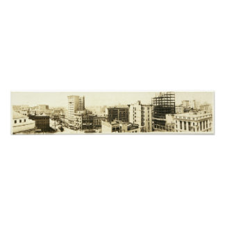 Impression Photo Centre-ville de Winnipeg Panorama, 1912