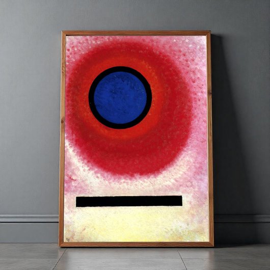 Impression Photo Cercle bleu II par Kandinsky, 1925