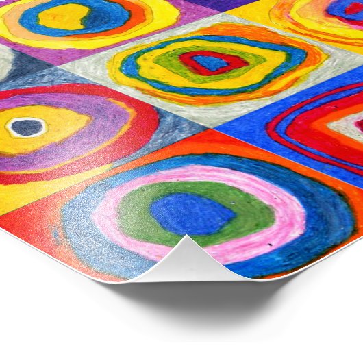 Impression Photo Cercles Kandisnky Imprimer (Coin)