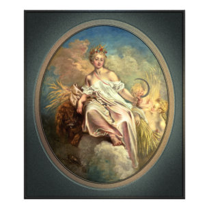 Impression Photo Ceres (été) par Antoine Watteau