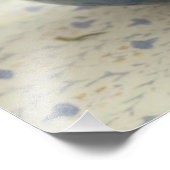 Impression Photo Cerises dans un bol bleu (Coin)