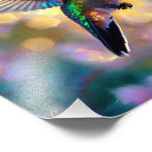 Impression Photo Cerisier Imaginaire Sunrise Hummingbird  (Coin)