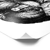 Impression Photo Cerveau anatomique (Coin)