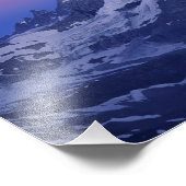 Impression Photo Cervin à l'aube, Zermatt, Alpes suisses, (Coin)