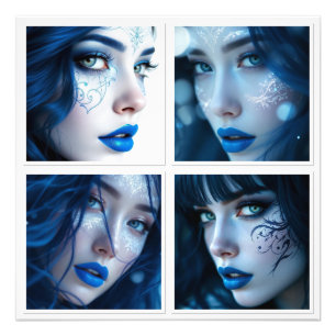 Impression Photo Ces yeux bleus 