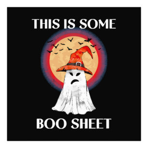 Impression Photo C'est du papier de Boo Halloween Fantôme Drôle