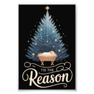 Impression Photo C'est la raison chrétienne religieuse Noël Bible