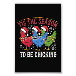 Impression Photo C'est la saison d'être Chicking Xmas Chicken Weste