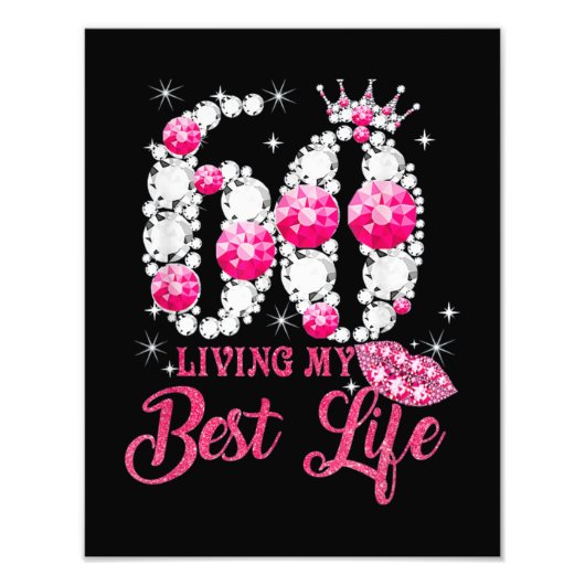 Impression Photo C'est ma 60e reine anniversaire 60 ans (Devant)