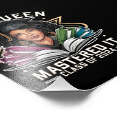 Impression Photo Cette reine l'a maîtrisée Classe de 2024 Graduatio (Coin)