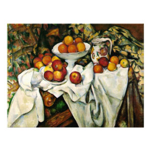 Impression Photo Cezanne - Pommes et Oranges