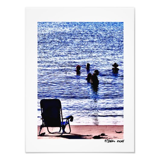 Impression Photo Chaise solitaire. (Devant)