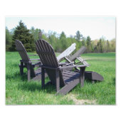 Impression Photo Chaises Adirondack (Devant)