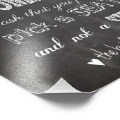 Impression Photo Chalkboard Mariage signer deux familles devenir un (Coin)