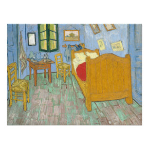Impression Photo Chambre de Van Gogh à Arles - Jaune et Bleu Classi