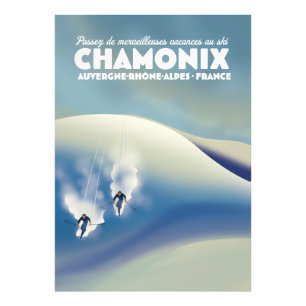 Impression Photo Chamonix - Auvergne-Rhône-Alpes France affiche de 