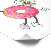 Impression Photo Champ de nourriture Dunking Donut Hole (Coin)