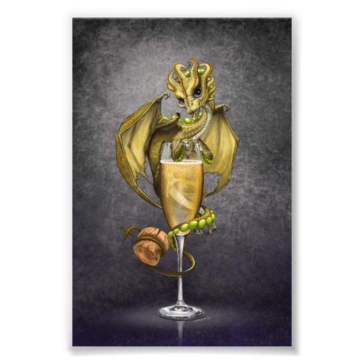 Impression Photo Champagne Dragon 4x6 Imprimer (Devant)