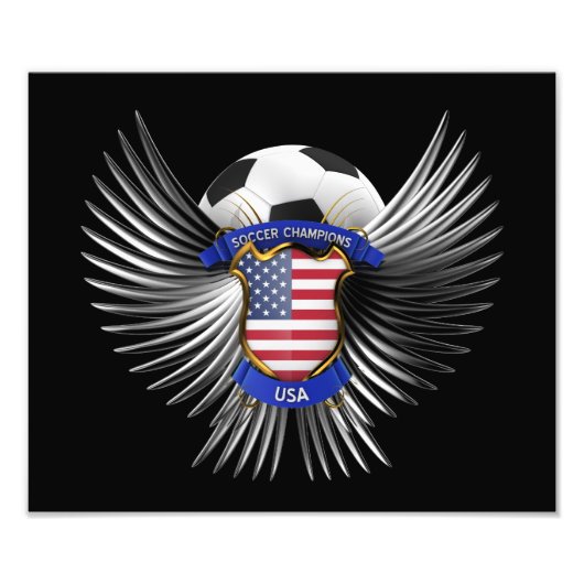 Impression Photo Champions de soccer USA (Devant)