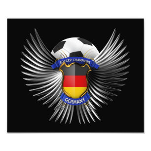 Impression Photo Champions du football de l'Allemagne