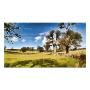 Impression Photo Champs d'hiver