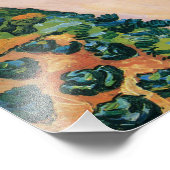 Impression Photo Champs végétaux | Auguste Macke | (Coin)