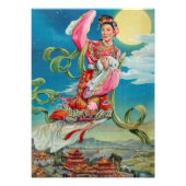 Impression Photo Chang'e s'envole vers la lune (Devant)