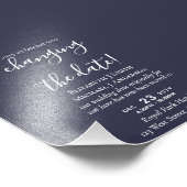 Impression Photo Changement de date Mariage Postponement Invitation (Coin)