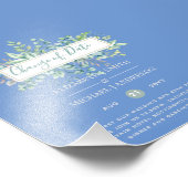 Impression Photo Changement de plan Date Greenery Eucalyptus Event (Coin)