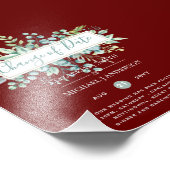 Impression Photo Changement de plan Date Greenery Eucalyptus Event (Coin)