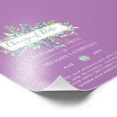 Impression Photo Changement de plan Date Greenery Eucalyptus Event (Coin)
