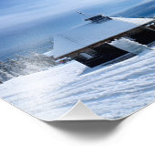 Impression Photo Chapel dans les montagnes des Alps (Coin)