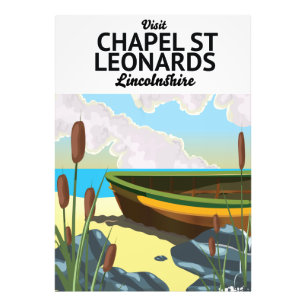 Impression Photo chapel st leonards, affiche de vacances dans le Li