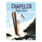 Impression Photo Chapelco Argentine à Ski (Devant)