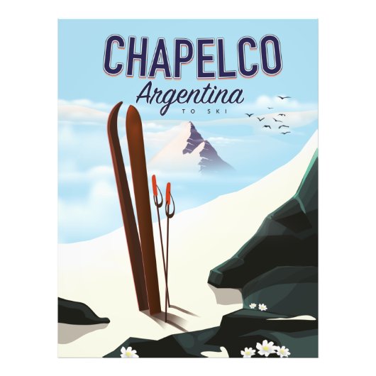 Impression Photo Chapelco Argentine pour skier (Devant)