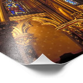 Impression Photo chapelle basse de La Sainte-Chapelle, Paris, (Coin)