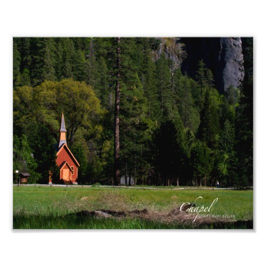 Impression Photo Chapelle de Yosemite (Devant)