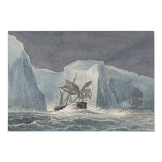 Impression Photo Charles Hamilton Smith - Le passage de l'Erebus (Devant)