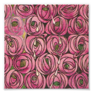 Impression Photo Charles Rennie Mackintosh - Roses