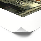 Impression Photo Charleston Street avec Palmetto Tree (Coin)