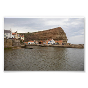 Impression Photo Charme intemporel du port de Staithes