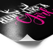 Impression Photo Chasse Fille Chasse Comme Une Fille (Coin)