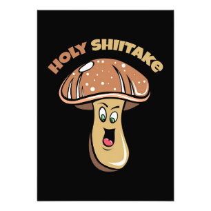 Impression Photo Chasseur de champignons Saint Shiitake Champion