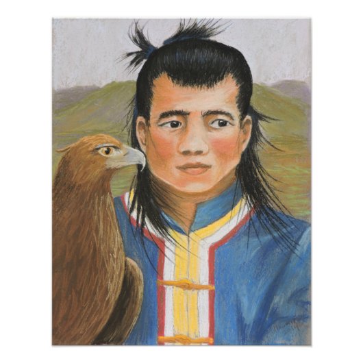 Impression Photo Chasseurs mongoles Imprimer (Devant)