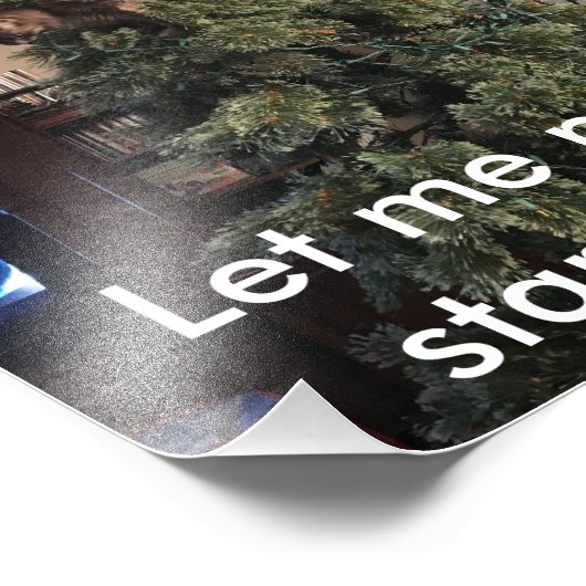 Impression Photo Chat aide à décorer l'arbre (Coin)