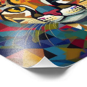 Impression Photo Chat Cubisme IA (Coin)