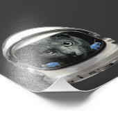 Impression Photo Chat de l'astronaute du casque spatial (Coin)